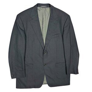 Hugo Boss Hopsack Blazer Wool Sport Coat Black "Tizian" 44L